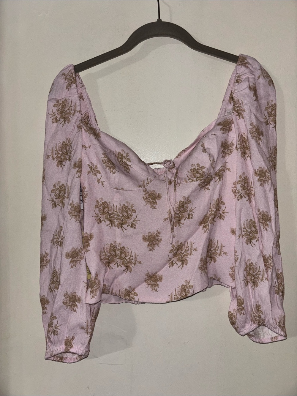 Wilfred Lilac Floral Long-Sleeve Peasant Blouse